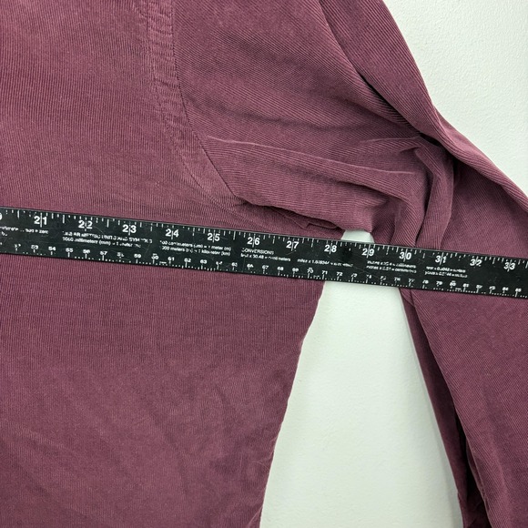 Ralph Lauren Shirt Mens XLT Tall Purple Corduroy Long Sleeve Button Down Casual - Picture 7 of 10